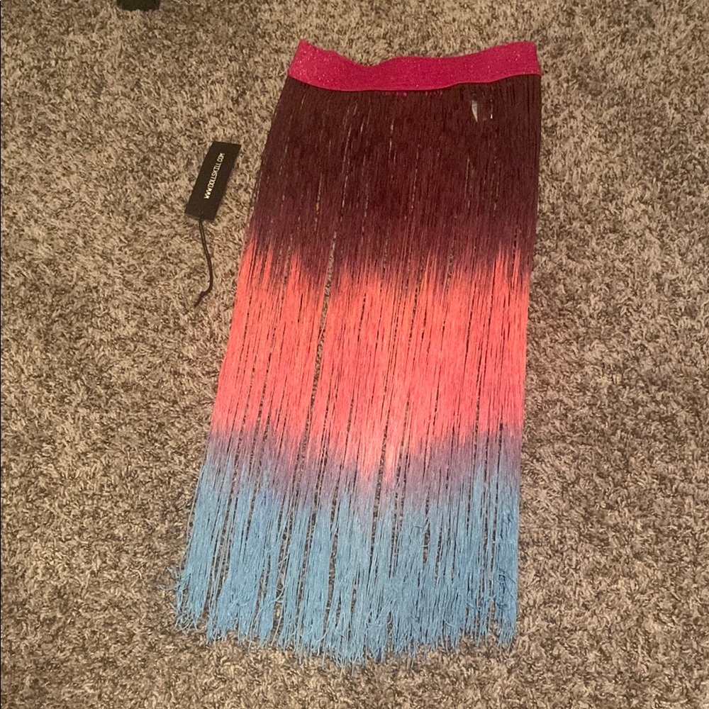 Club Exx Fringe Skirt